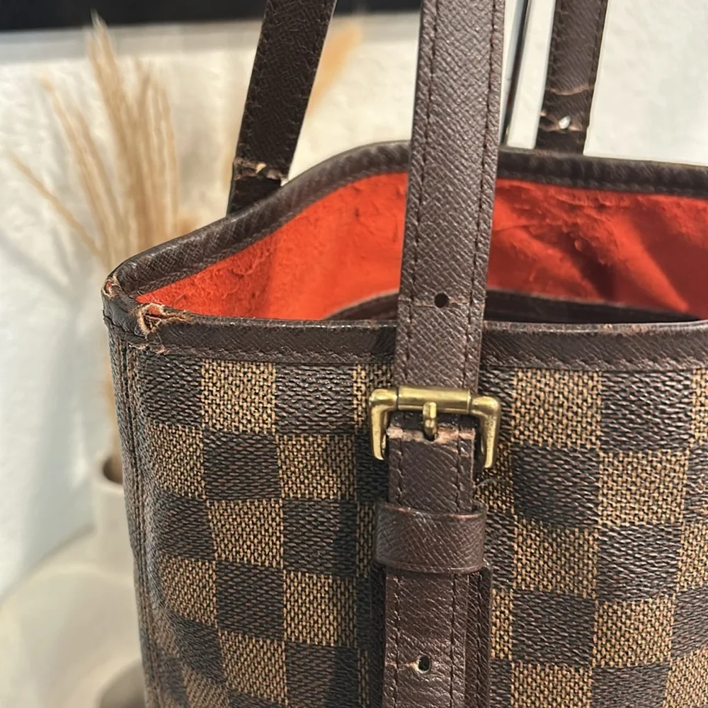 Louis Vuitton Damier Ebene mini Bucket Bag